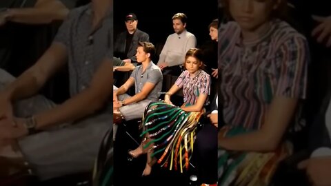 Tomholland and Zendaya interview Short video _shorts _viral