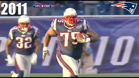 Vince Wilfork LEGENDARY INTERCEPTION vs Chargers - NFL Patriots 2011