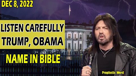 ROBIN D. BULLOCK (12/07/2022) PROPHETIC WORD✅ LISTEN CAREFULLY! TRUMP, OBAMA NAME IN BIBLE