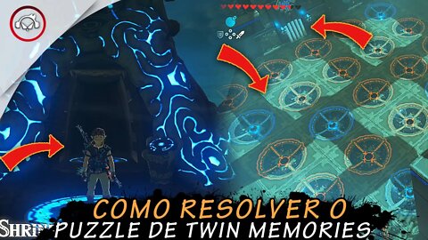 Zelda Breath of the Wild, Como resolver o puzzle de TWIN Memories | super dica PT-BR