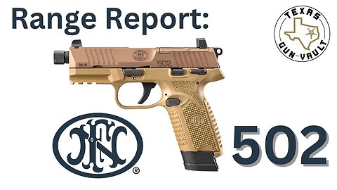 Range Report: FN 502 (.22lr version of the FN 509)