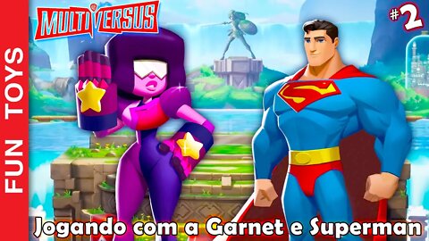 MULTIVERSUS #2 - Veja como jogar com o SUPERMAN e a GARNET, neste jogo IRADO! 💥