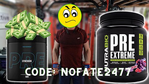 PRE Workout Rug Pull | Gymshark Preworkout vs NutraBio PRE Extreme