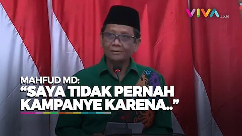 Cerita Mahfud MD Tidak Pasang Spanduk Kampanye dan Mau Jadi Cawapres