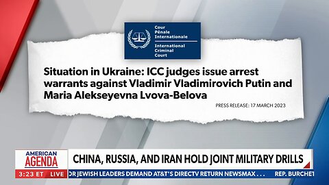 International Criminal Court issues arrest warrant for Putin over war crimes