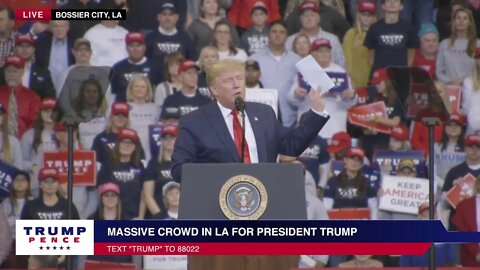 🔴👀🔴 President Trump in Bossier City, LA