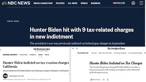 Hunter Biden hit with 9 tax-related charges in new indictment