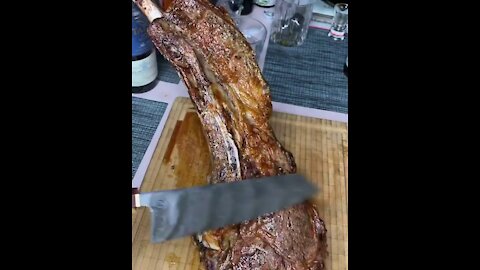 Steak with Rib Meat🥩 Unbelievable juicy