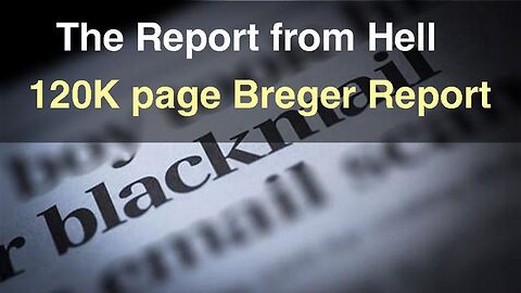 The Breger Blackmail Report: Deep State is Desperate to Bury w/ Rep. Liz Harris