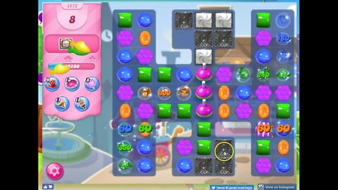 Candy Crush Level 2573 Audio Talkthrough, 2 Stars 0 Boosters