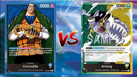 One Piece TCG Crocodile VS Arlong!!