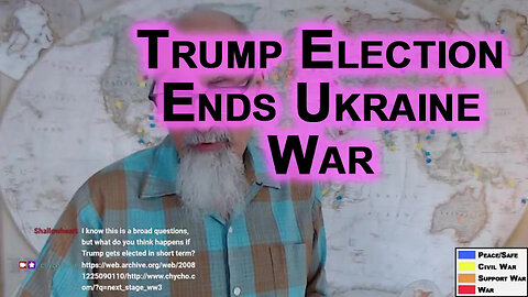 Trump Election Ends Ukraine War, but USA Gets Dragged Into WW3 Supporting Israeli Genocide in Gaza