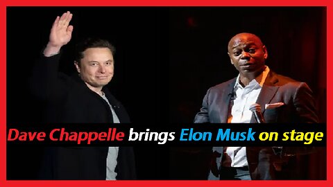 Dave Chappelle brings Elon Musk on stage in San Francisco. #DaveChappelle #ElonMusk #Comedy #Twitter