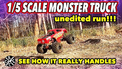 Unedited Run With The 1/5 Scale Primal RC Monster Truck - See How It Really Performs