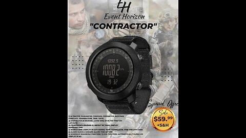 The Contrator out First Smart Tactical Sport #atch