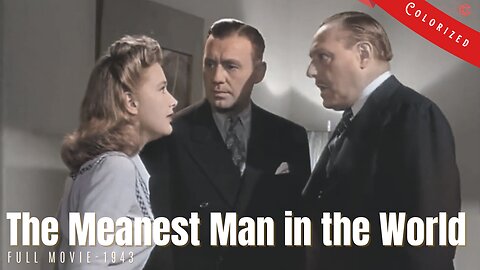 The Meanest Man in the World (1943) - Colorized Full Movie | Jack Benny | Comedy Film