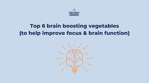 Top 6 brain boosting vegetables