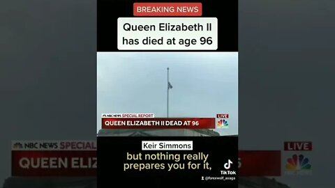 Queen Elizabeth is dead