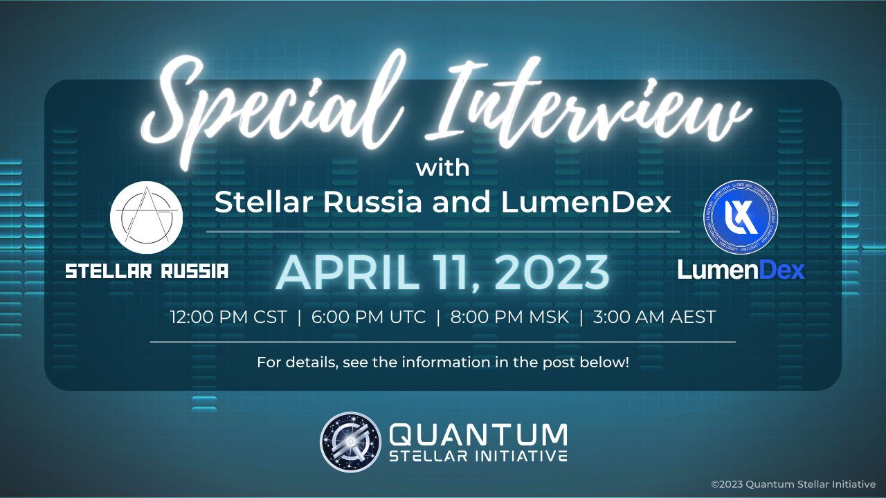 4/11/2023 Quantum Stellar Initiative (QSI) Interviews LumenDex