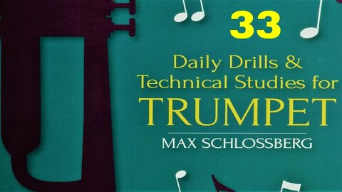 🎺🎺 [TRUMPET TECHNICAL STUDIES] Max Schlossberg Intervals Drills for Trumpet 033