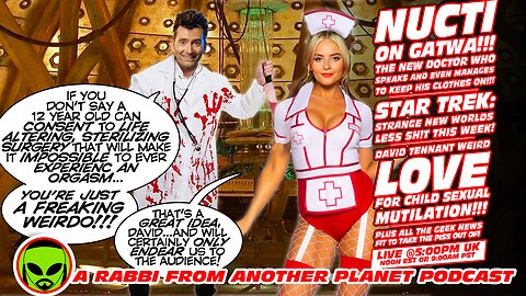 LIVE@5: David Tennant LOVES Child Sexual Mutilation!! Ncuti on Gatwa!! Star Trek Strange New Worlds!