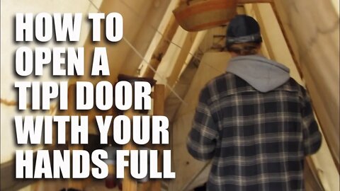 Off-Grid Hacks: Tipi Door Opener