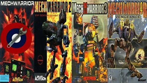 Retro Game Repairman MechWarrior 1 2 3 And 4