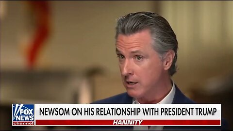 Gavin Newsom Shockingly Defends Trump's COVID Response