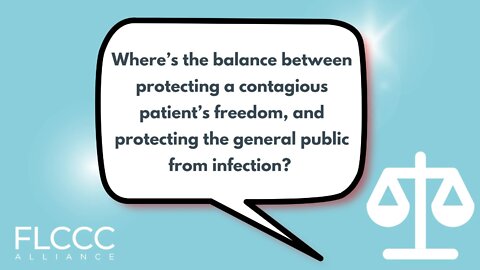 Where’s the balance between protecting a contagious patient’s freedom, and protecting the general public from infection?