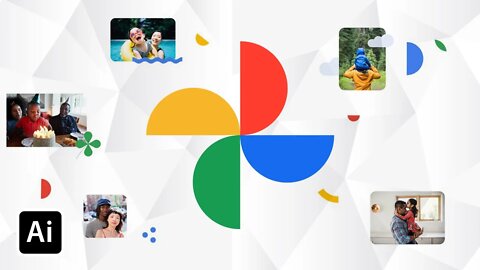 Google Photos Logo Design | Adobe Illustrator