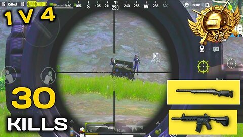 King of M24//solo Vs squad//rush gameplay// pubg mobile