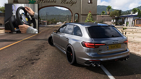 Audi RS4 Avant ABT - Forza Horizon 5 | Thrustmaster TS-PC Racer Gameplay