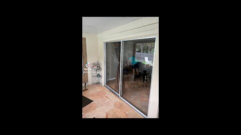 Sliding glass door repair; roller replacement and track refurbishing, in #fortlauderdale, #florida.