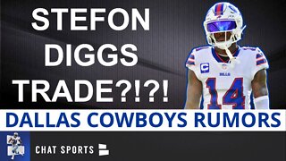 Stefon Diggs Trade To The Cowboys? + Dallas Cowboys Rumors On Tyrann Mathieu & NFL Draft