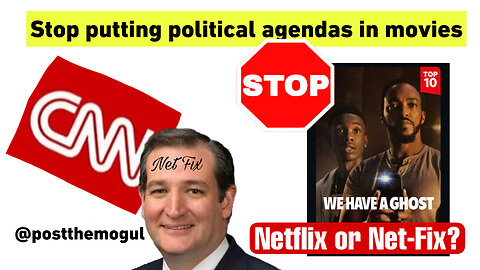 Stop putting political agendas in movies. Netflix or Netfix?