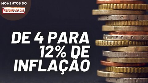 Brasil registra pelo segundo ano seguido da inflação acima de 10% | Momentos