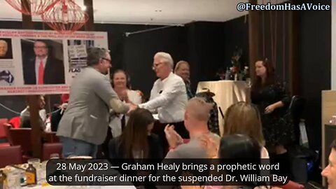 A Prophetic Word from Graham Healy for the Suspended Dr William Bay