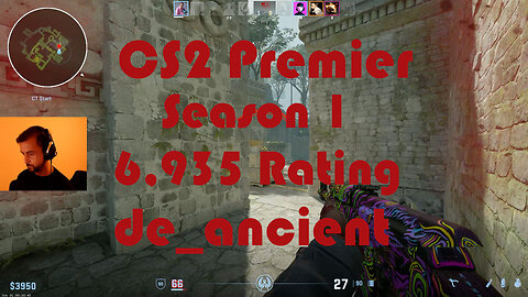 CS2 Premier Matchmaking - Season 1 - 6,935 Rating - de_ancient