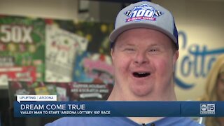 Arizona Lottery employee with disabilities makes a call of a lifetime