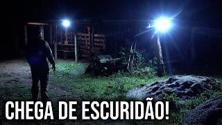 Agora nosso rancho é ILUMINADO! - Rancho SV