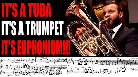 It's a TUBA... It's a TRUMPET... It's EUPHONIUM!!! Try Reading this VINTAGE TRANSCRIPT!!!