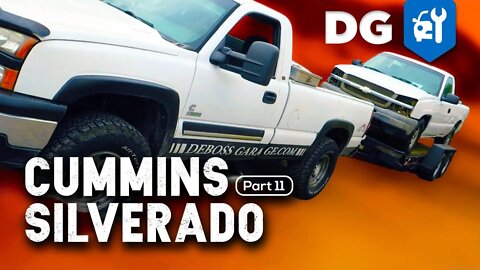 $1000 Chummins Body Swap at the Border | #CumminsSilverado [EP11]