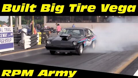 Big Tire Vega Drag Racing