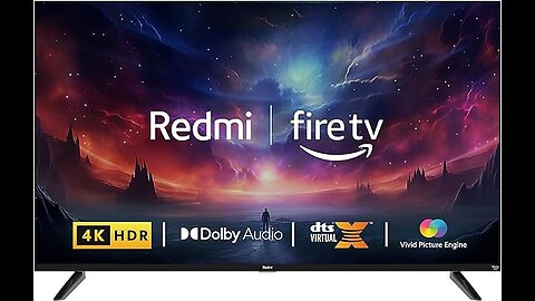 Redmi 108 cm (43 inches) F Series 4K Ultra HD Smart LED Fire TV L43R8-FVIN (Black)