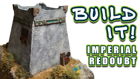 40k Terrain: Watchtower Bunker | Scratchbuild Oldhammer Scenery