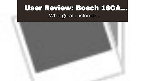 User Review: Bosch 18CA Clear Advantage Wiper Blade - 18" (Pack of 5)