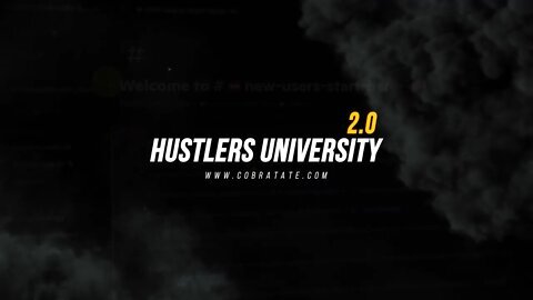 Top G Andrew Tate Hustler’s University Tristan Tate