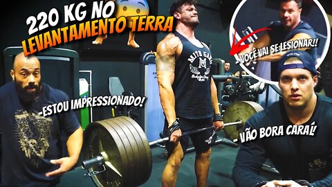 JÚLIO BALESTRIN SE SURPREENDEU COM A FORÇA DO GORGONOID! *220 kg no terra*