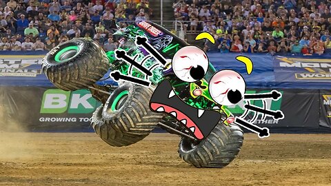 Crazy Monster Truck Freestyle Moments