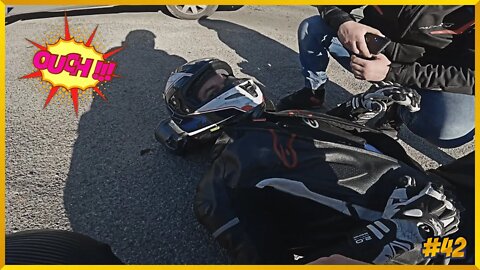 GEAR SAVED THIS BIKER'S LIFE! | BIKE, MOTORCYCLE CRASHES & CLOSE CALLS 2022 [Ep.#42]